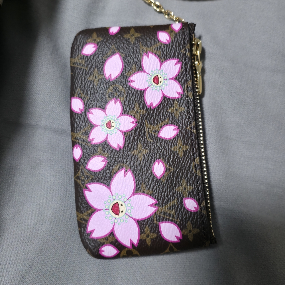 Louis Vuitton x Takashi Murakami Cherry Blossom Nano Bucket w/ Key pouch - Picture 7 of 11